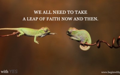 Want to feel more alive? Take a leap of faith!