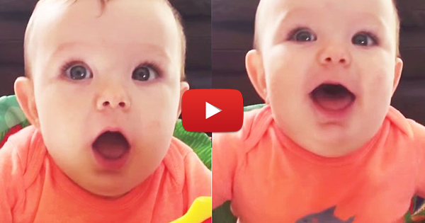 Baby Tries To Say “Mama” For First Time – What Comes Out Instead?