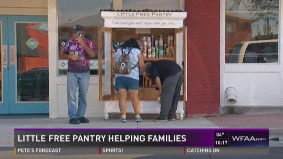 Little Free Pantry Helps Those In Need